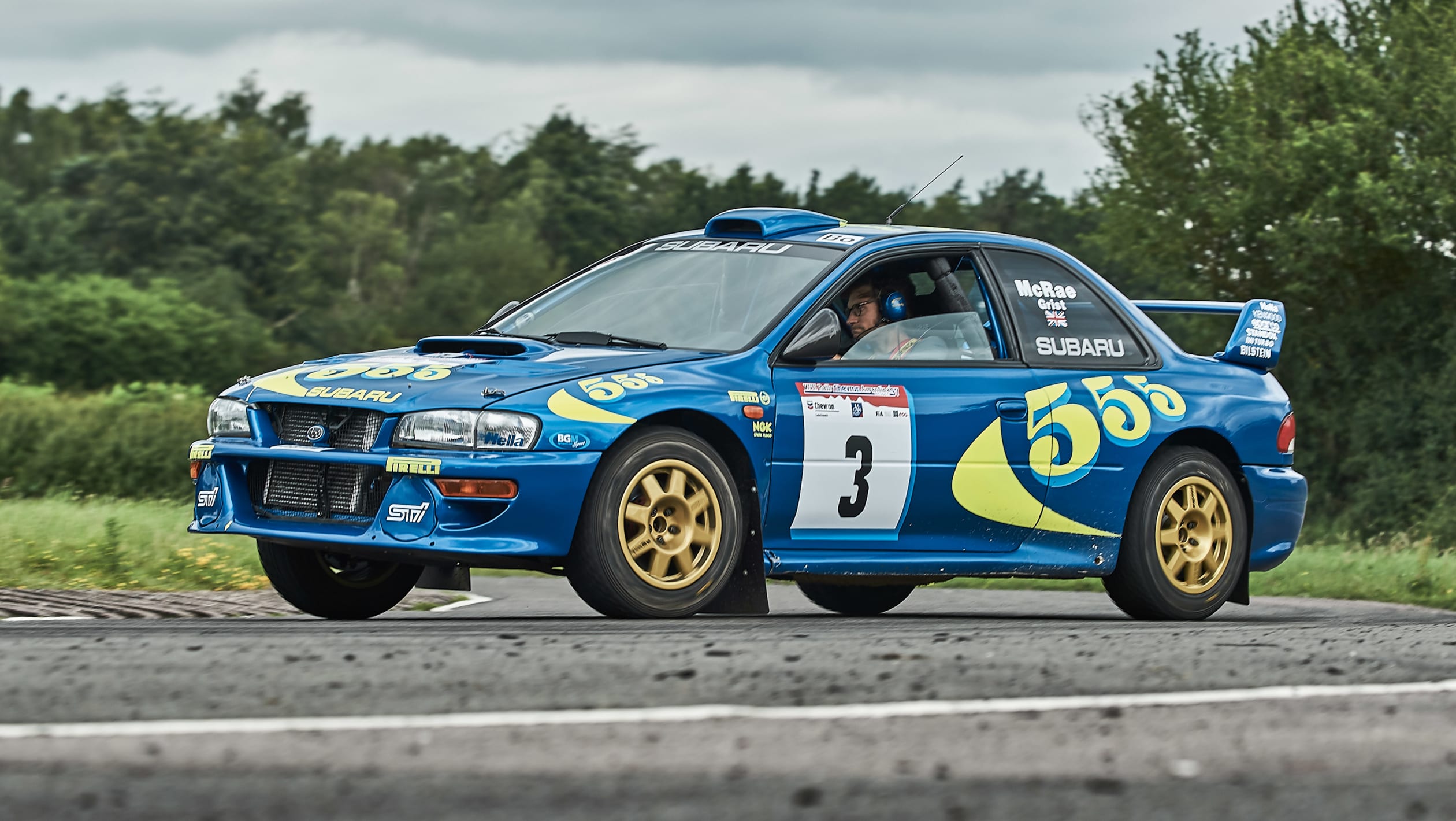 Driving Colin McRae's 1997 Subaru Impreza WRC pictures evo